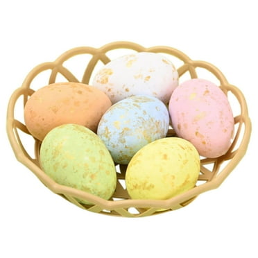 XUFLVPSEF Easter Eggs Decorative Foam Easter Eggs Ornaments for Crafts DIY Home Garden Decor (Speckled Style) Deals of The Day Clearance