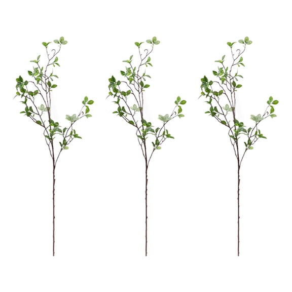 XUFLVPSEF Flowers 3 Pack Artificial Greenery Stems Branches for Vase Stems Green Stems Artificial Stems Stems Fall Decorations for Home Sales Today Clearance