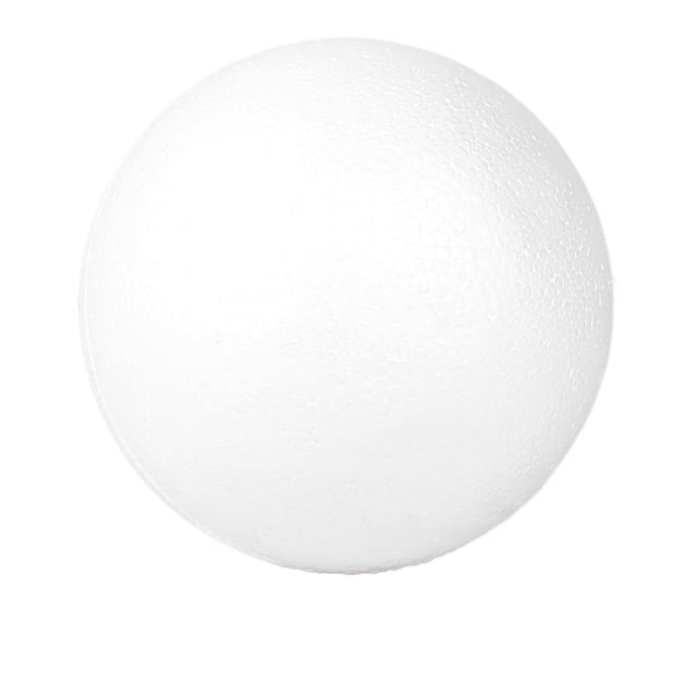 XUFLVPSEF Foam Balls for Crafts - Geometric White Polystyrene Spheres ...