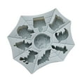 thumbnail image 1 of XUFLVPSEF Halloween Silicone Cake Mold Pumpkin Bat Skull Ghost Shape Silicone Mold for Chocolate Candy Gummy Jello Ice Cube Crayon Melt Biscuits Soap Molds Silicone Baking Mold Making Kit for Kids, 1 of 8