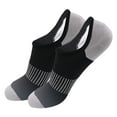 thumbnail image 1 of XUFLVPSEF Men's Shallow Socks Summer Thin Breathable Solid Leisure Sports Socks Socks for Men Gym Golf Tennis Athletic Socks Work Socks, 1 of 2