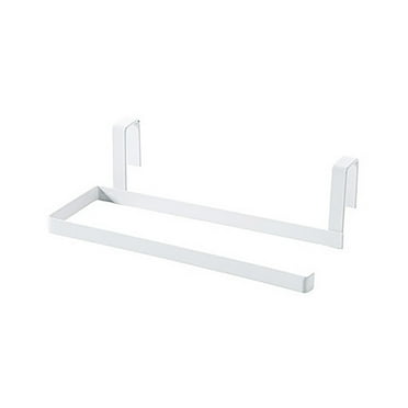 XUFLVPSEF Paper Towel Holder Under Cabinet Over The Door No Drill Kitchen Roll Paper Towel Holder Stainless Steel Cabinet Door Hanging Paper Towel Holder Rack