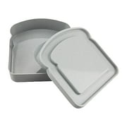 XUFLVPSEF Sandwich Containers, Sandwich Containers for Lunch Boxes Plastic Toast Shape Food Storage Sandwich Box with Lid, BPA Free and Reusable, Microwave & Dishwasher Safe, for Family Adults
