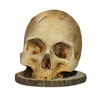 XUFLVPSEF Skull Knife Holder for Kitchen, Skeleton Knife Stand, Horror Kitchen Storage Head Rack Kitchen Fruit Storage Rack Decoration, Scary Party Fruit Storage Rack Decoration