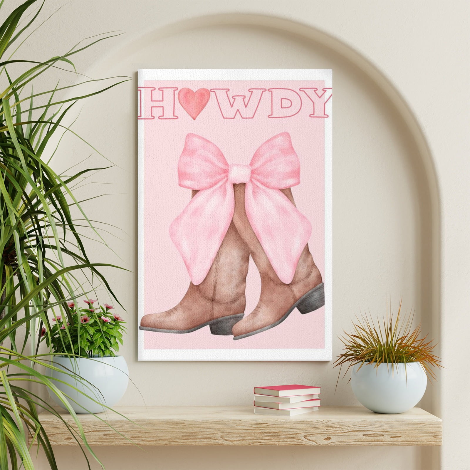 Aazon.co: Riveda 5 Pcs Navy Blue Cowgirl Wall Art Cute Girly Western...