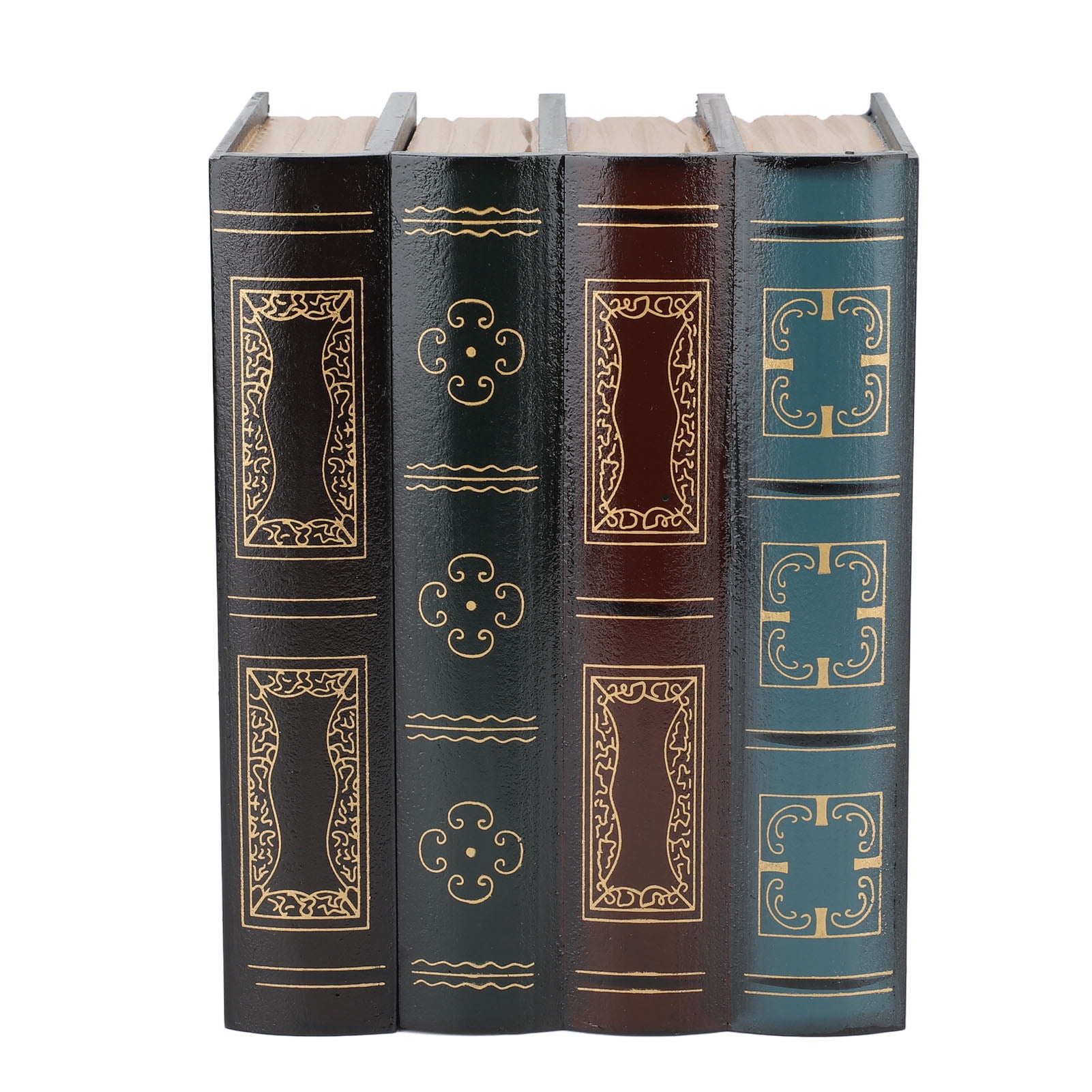 XUHOG Book Shape Storage Box Antique Vintage Density Board Versatile ...