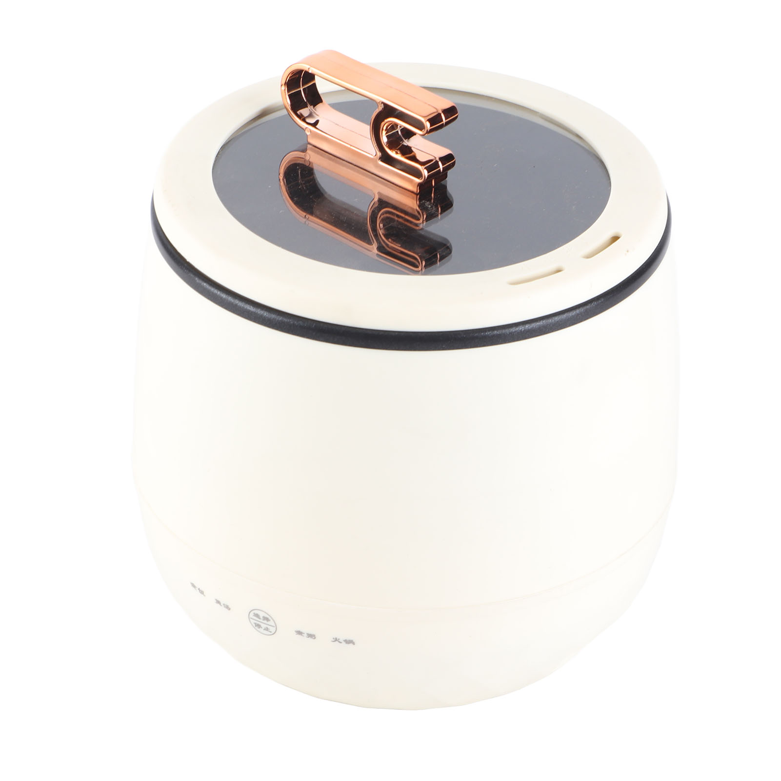XUHOG Mini Cooker Electric Pot with Lid Anti Stick Multifunctional Smart Control Small Hot Pot for Rice Porridge Home Kitchen Khaki AU Plug 220V