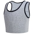 thumbnail image 1 of XUJI Short Tank Top Chest Binder for Women (GR, 4XL), 1 of 8