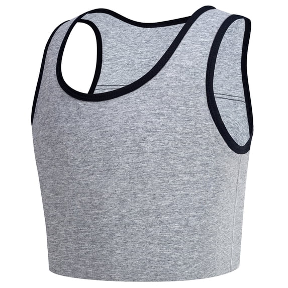 XUJI Short Tank Top Chest Binder for Women (GR, 4XL)