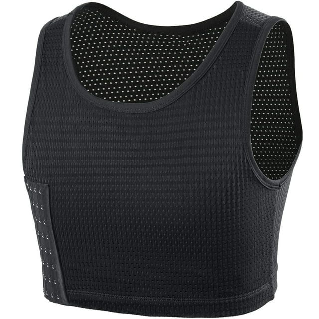 XUJI Women Transgender FTM Cosplay Breathable Half Chest Binder Breast Binder (B, XXL) - Walmart.com
