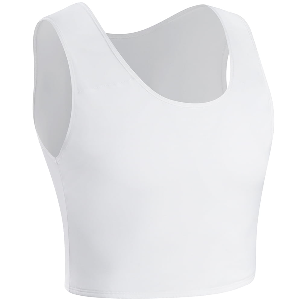 XUJI Women's Breathable Chest Binder Compression Bra Tank Top (W, 3XL ...
