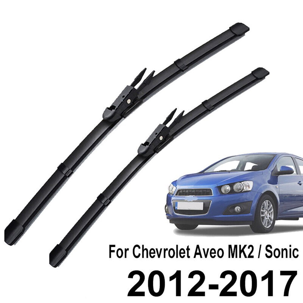 XUKEY 2Pcs Front Windshield Wiper Blades Kit For Chevrolet Sonic Aveo 20122017