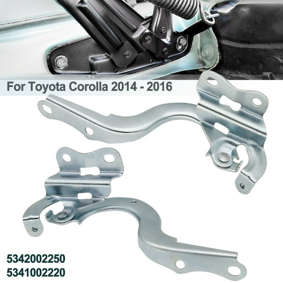 XUKEY 2X Car Hood Hinges Driver Passenger Side for Toyota Corolla 2014-2016 Left Right
