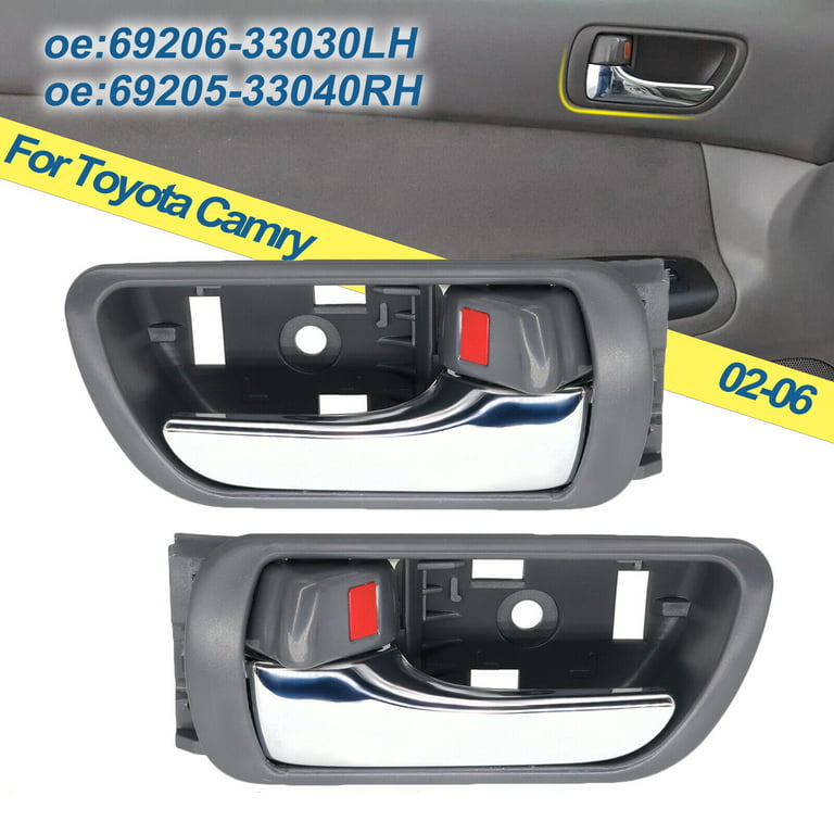 XUKEY 2x Door Handles Interior Inside Left Right Side For Toyota Camry 2002  2003 2004 2005 2006