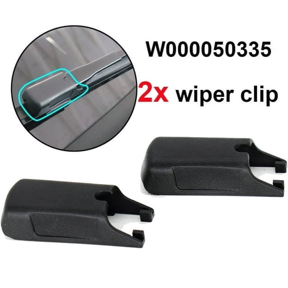 XUKEY 2x Windscreen Wiper Arm Cover Cap Clips for Mercedes Benz Newer Style Tab Pinch Plastic