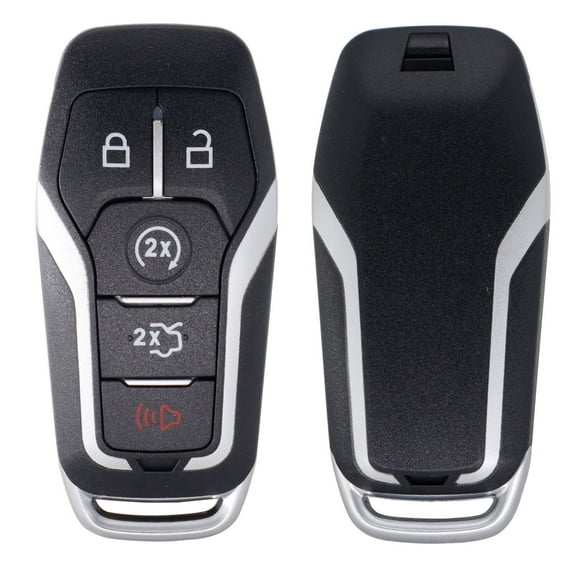 DON'T TOUCH MY KEY Car Remote Key Fob Uncut Shell Case for 2015-2017 Ford F-150 Explorer Edge Fusion