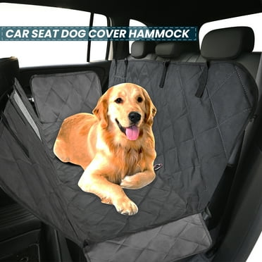 MIXJOY Dog Car Seat For Large & Medium Dogs - Back Seat Extender With Storage Pockets, Waterproof Pet Car Seat For SUV/Truck