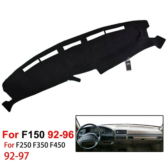 XUKEY Dashboard Cover Fit for Ford 1992-1997 F150 F250 F350 F450  Dash Mat Sun Pad Cover Dashmat