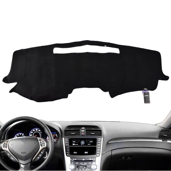 XUKEY Dashboard Cover For Acura TL 2004 2005 2006 2007 2008 Dash Cover Mat Carpet Pad Black
