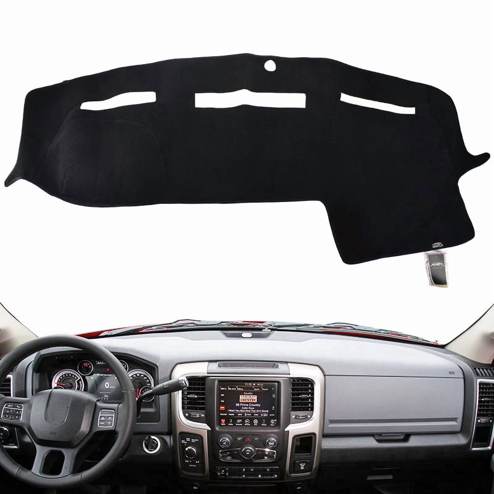 XUKEY Dashboard Cover For Dodge Ram 1500 2500 3500 Carpet 2010-2018 Dash Mat