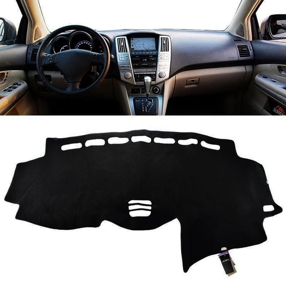 XUKEY Dashboard Cover For Toyota Lexus RX 300 330 350 2004-2009Carpet Dash Mat Pad Black