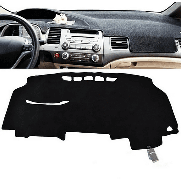 XUKEY Dashboard Cover for Honda Civic 8th 2006 -2011 Carpet Sun Pad Nonslip Dashmat