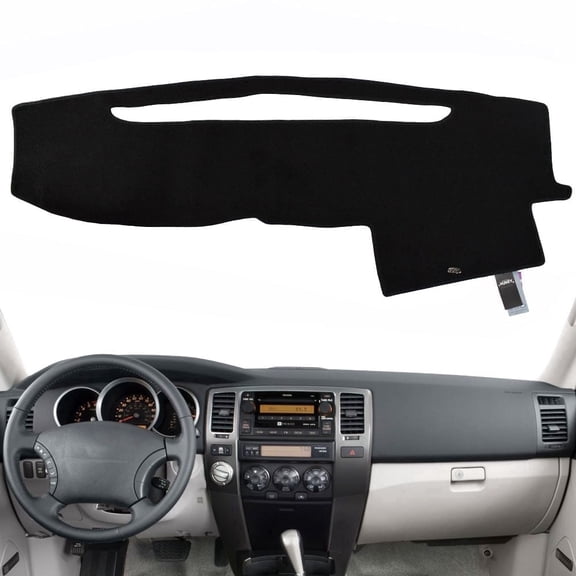 XUKEY Dashboard Cover for Toyota 4Runner 2003-2009 Dash Mat Carpet Pad Black
