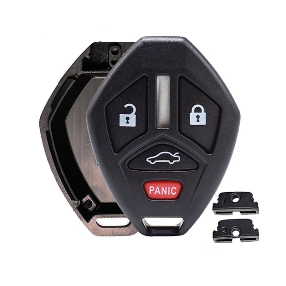 DON'T TOUCH MY KEY For Mitsubishi Eclipse Galant Lancer EVO Remote Key Fob Case Cover Shell Pad Replacement