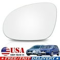 XUKEY Left Side Mirror Glass Stick On for VW Jetta 0610 Passat 2005