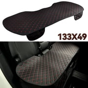 XUKEY PU Leather Rear Car Seat Cover Cushion Pad Protector Back Long Chair Mat Universal