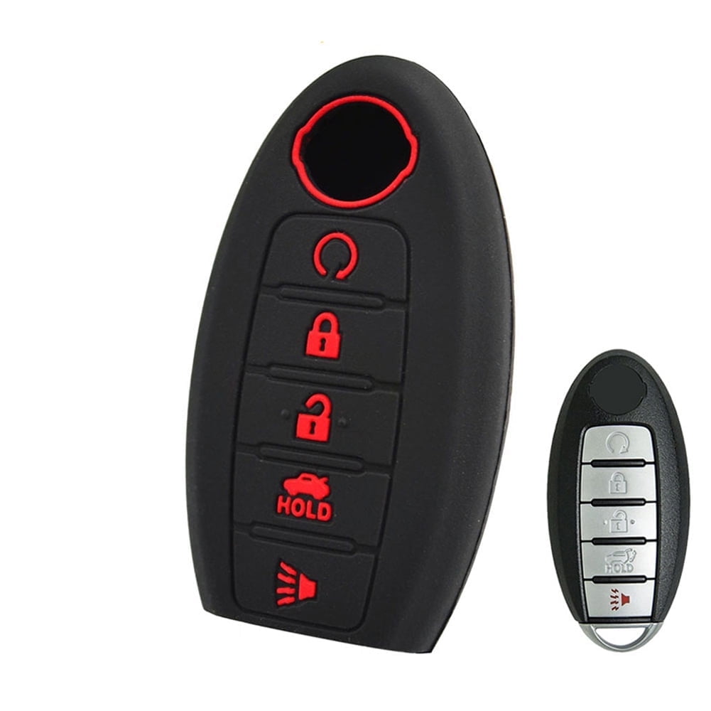 Nano Cover per chiave telecomando Nissan 4 pulsanti Nero NS-E11J4
