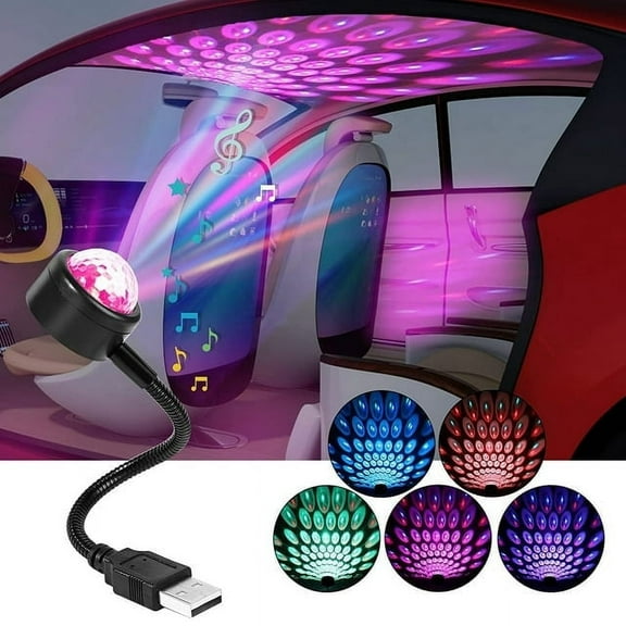 XUKEY USB Car Interior Roof LED Star Light Atmosphere Starry Sky Night Projector Lamp