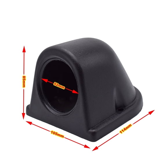 XUKEY Universal 52mm 2" Single Gauge Meter Pod Dashboard Mount Holder Bracket Black