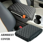 XUKEY Universal Car Armrest Cover Center Console Box Arm Rest Pad Protector PU leather