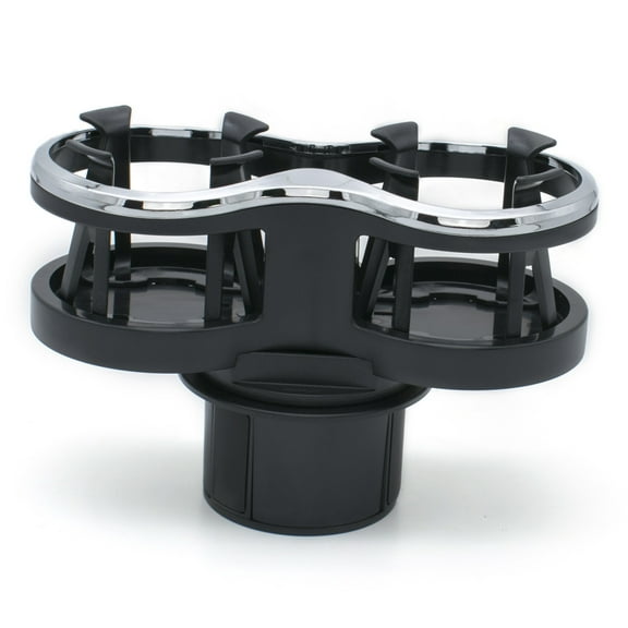 XUKEY Universal Car Truck Drink Cup Holder Mount For Water Coffee Double Hole Bottle