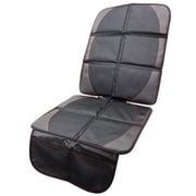 XUKEY Waterproof Baby Car Seat Protector Cover Singlewith 2 Storage Pockets Black