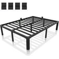 thumbnail image 1 of XUKIL 14 Inch Queen Size Bed Frame, Heavy Duty Metal Platform Queen Bed Frames with Steel Slats & Sturdy Mattress Stoppers, UnderBed Storage, Noise-Free No Box Spring Needed, Easy Assembly, 1 of 8