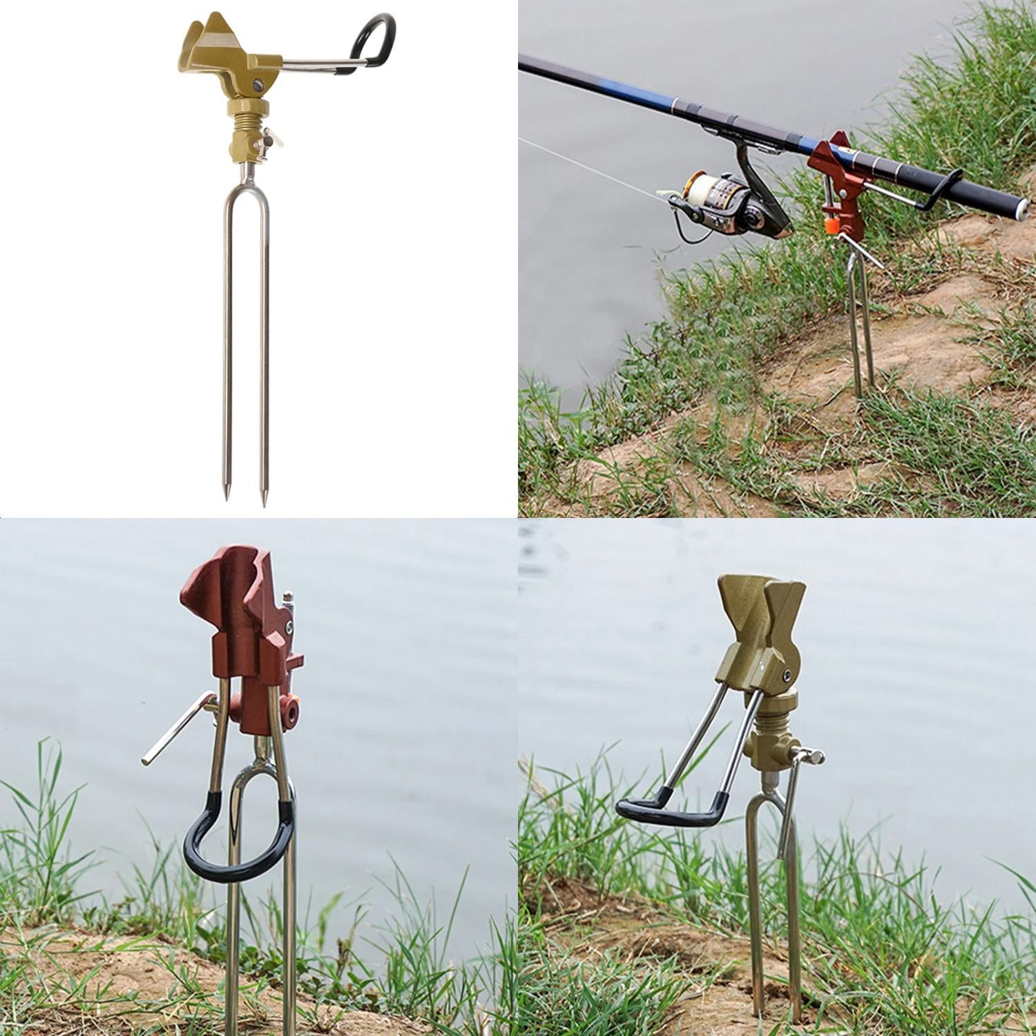 XULHAN Adjustable Convenient Outdoor Fishing Rod Bracket with Night ...