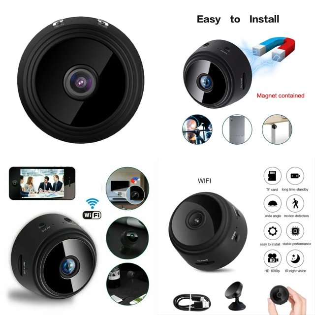 XULHAN High Quality HD WiFi Mini Camera A9 Smart Wireless Video Surveillance & Voice Recorder