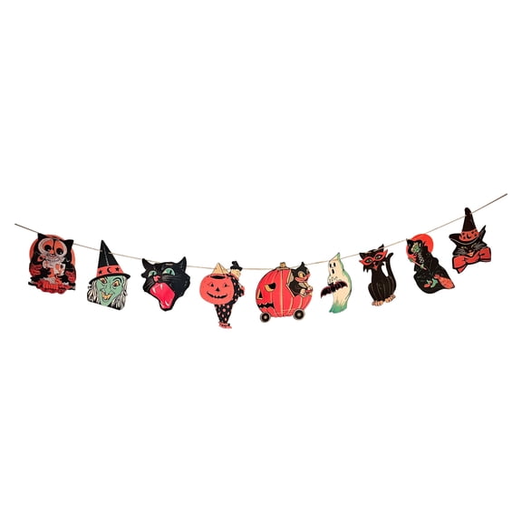 XUNHAO Decorations Vintage Garland Vintage Bunting Wall Home Indoor Outdoor Supplies Elegant Decor