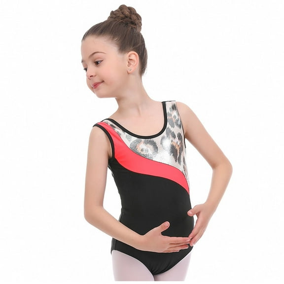 XUNHAO Girls Sequin Leotards For Gymnastics Outfits Kids 1PCS Colorful Dancewear Toddler Baby Cute Clothes Casual Dailywear