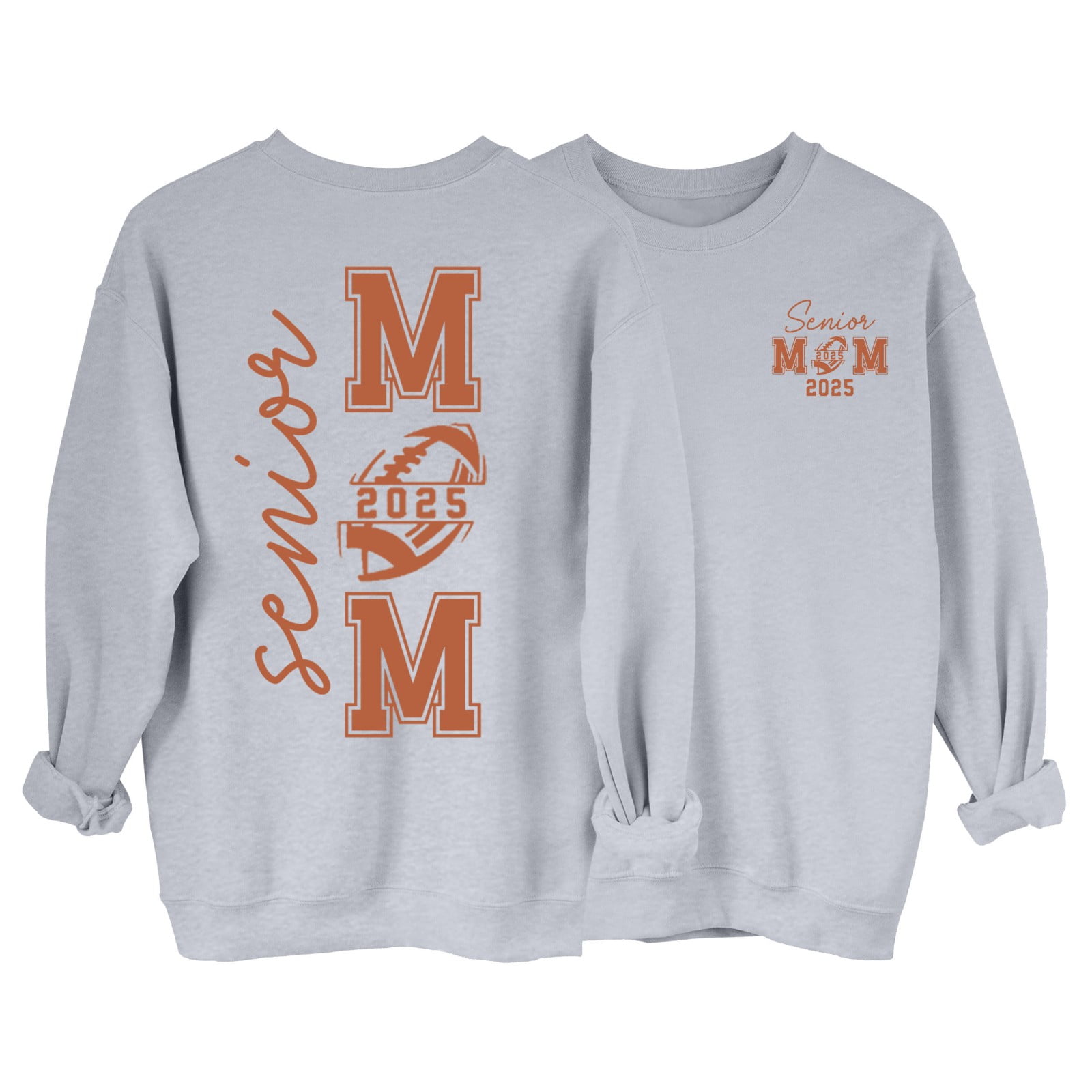 XUNHAO Sweatshirt for Women Sports Senior Football Mom Class Of 2024
