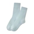thumbnail image 1 of XUNKUSGA 5PC Wool Socks Comfortable Retro Solid Color Womens Ankle Socks Warm Winter Knitted Socks for Women Soft Cozy for Fall Crew Socks Thick Cushion Running Socks Green, 1 of 4