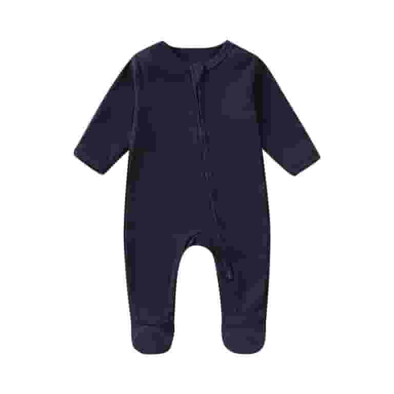 Baby Clothes Newborn Footie With Mitten Cuffs Bamboo Baby Pajamas