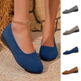 thumbnail image 1 of XUNKUSGA Ballet Flats for Women Classic Solid Color Round Toe Slip On Shoes Women Comfortable Casual Womens Flats for Dressy Casual Office Work Daily Wear,5.5, 1 of 6