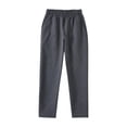 thumbnail image 1 of Boys Athletic Pants Open Bottom Active Boys Sweatpants Casual High Elastic Waist Straight Leg Pants for Boys with Pockets, 1 of 3