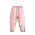thumbnail image 1 of XUNKUSGA Boys Pants 4-14 Years Casual Elastic Waist Waterproof Boys' Sweatpants Fashion Loose Boys Clothes with Pockets Warm Fleece Lined Boys Fall Clothes, 1 of 9