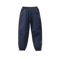 thumbnail image 1 of XUNKUSGA Boys' Pants 4-14 Years Waterproof Fleece Lined Boys Pants Casual Loose Pants for Toddlers Boys with Pockets Soft Comfortable Drawstring Snow Pants, 1 of 5