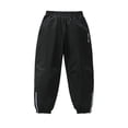 thumbnail image 1 of XUNKUSGA Boys' Pants 4-14 Years Waterproof Fleece Lined Boys Pants Casual Loose Pants for Toddlers Boys with Pockets Soft Comfortable Drawstring Snow Pants, 1 of 6