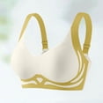 thumbnail image 1 of XUNKUSGA Bras for Women Anti-Sagging Women's Bras Comfortable No Underwire Seamless Bralettes for Women With Support Deep V Full Coverage Lightly Womens Bralettes, 1 of 5